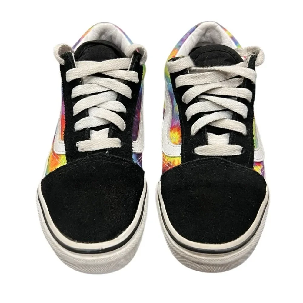Vans OLD SKOOL SPIRAL TIE DYE SNEAKERS kids Size 1